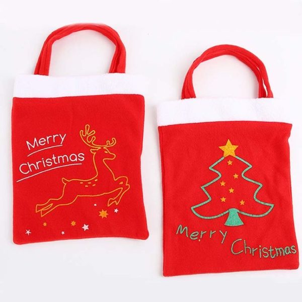 Christmas Eve Decoration Backpack Gift Bag (Christmas Tree) - Image 2