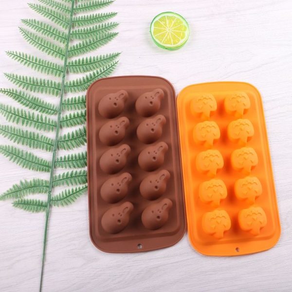 Halloween Cartoon Baking Set Chocolate Mold (Pumpkin Head) - Image 3