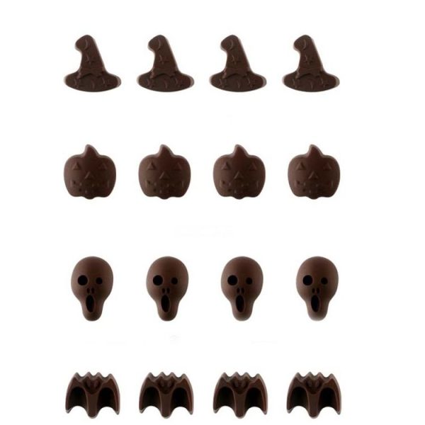 Halloween Cartoon Baking Set Chocolate Mold (Pumpkin Head) - Image 5