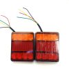 2 PCS CNSUNNY LIGHT DC 12V Car Truck Trailer Caravans LED Rear Tail Warning Brake Lights - Image 2