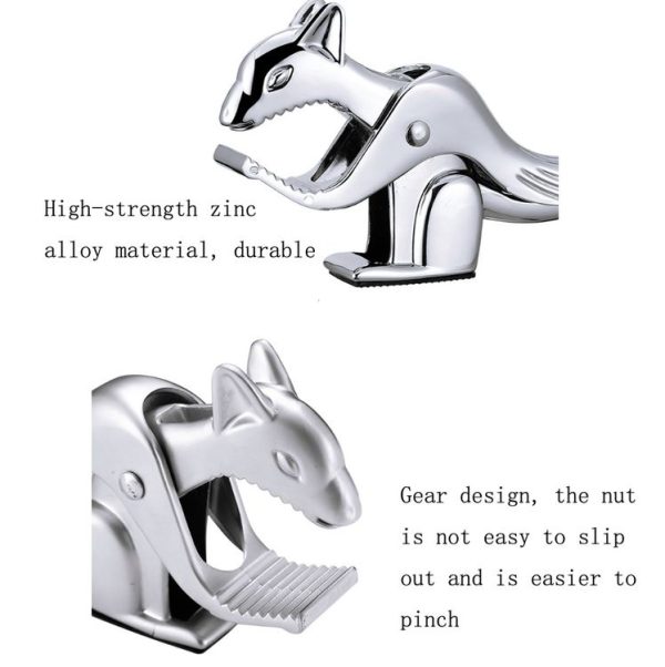 Squirrel Shape Walnut Clip Multifunctional Nut Shell Clip, Specification: Bright Color - Image 6