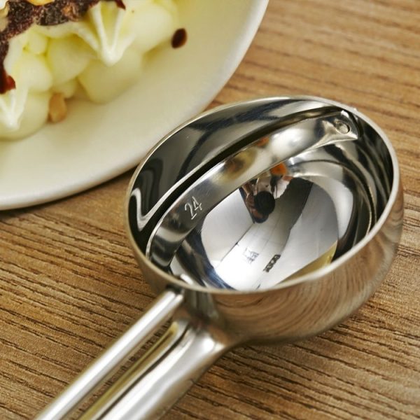 Stainless Steel Ice Cream Spoon Scooper Fruit Scoop, Specification: 50mm - Image 7