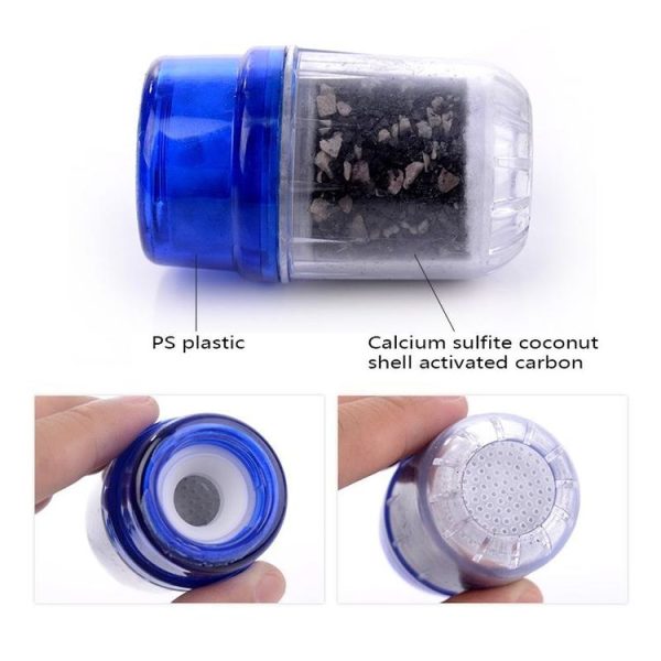 2 PCS Household Tap Water Purifier Kitchen Faucet Filter Activated Carbon Three-layer Water Filter - Image 4