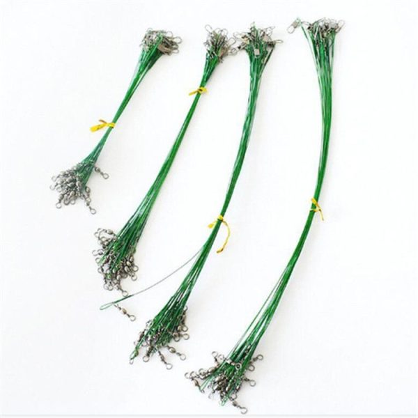 20 PCS Luya Front Wire With Pin Wire Anti-bite Wire, Size: 30CM (Green) - Image 4