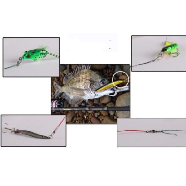 20 PCS Luya Front Wire With Pin Wire Anti-bite Wire, Size: 30CM (Green) - Image 6