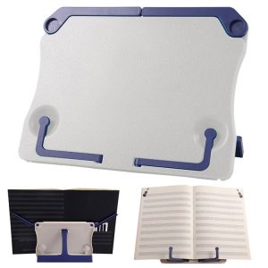 Portable Foldable Desktop Music Stand (White)