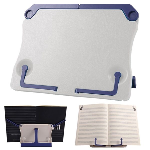 Portable Foldable Desktop Music Stand (White)