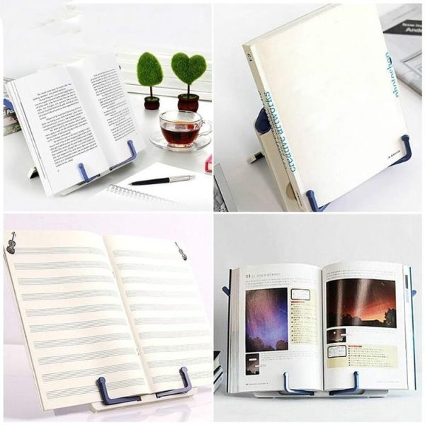 Portable Foldable Desktop Music Stand (White) - Image 12