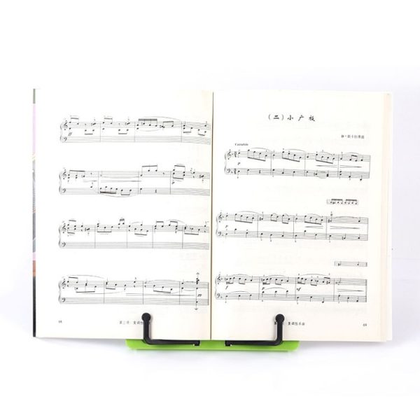 Portable Foldable Desktop Music Stand (White) - Image 4
