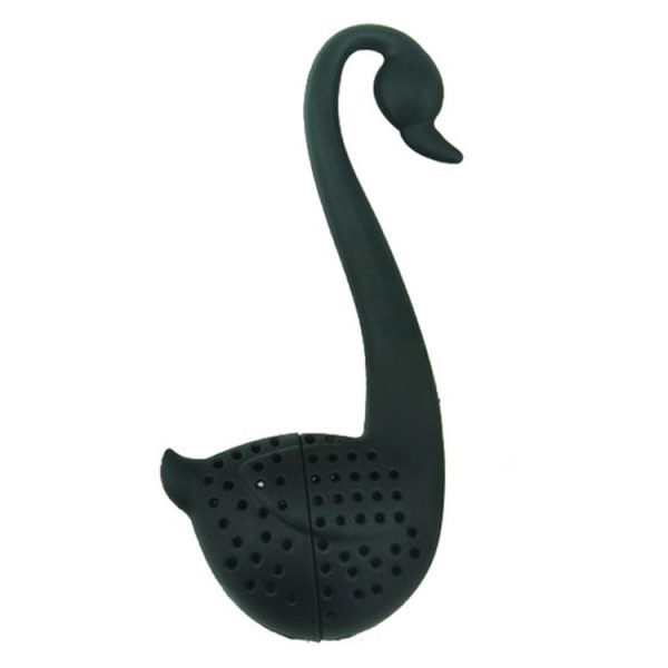 5 PCS Swan Shape Tea Filter (Black) - Image 2