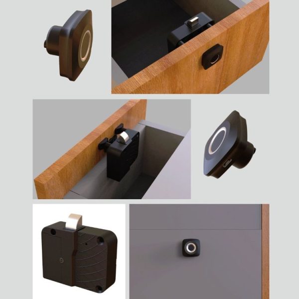 Smart Drawer Locker Fingerprint Lock Household Anti-Theft Lock - Image 7