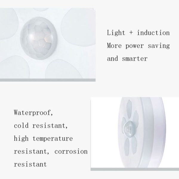Intelligent Human Body Induction LED Night Light Control Bedroom Bedside Table Lamp, Style: Rechargeable (White Light) - Image 8