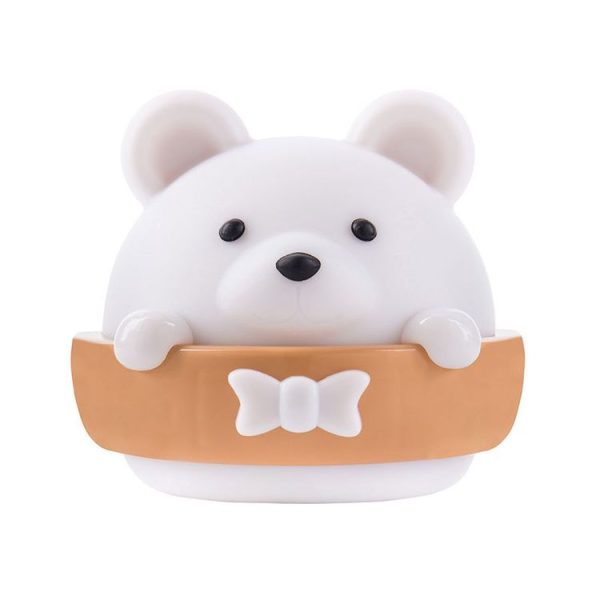 Bear Remote Control Night Light Bedside Eye Protection Wall Lamp with 3 Light Modes, Style: CN Plug - Image 2