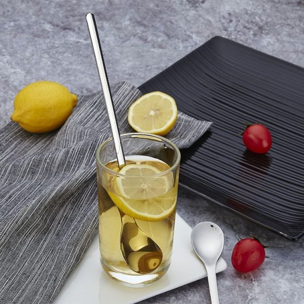 Stainless Steel Long-Handled Coffee Stirring Spoon Ice Cream Spoon - Image 4