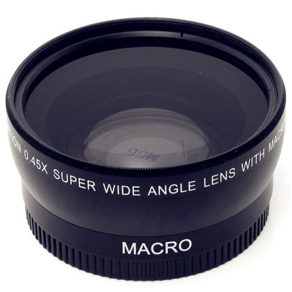 55mm 2 in 1 0.45x Wide-Angle + Macro Camera Lens - Image 2