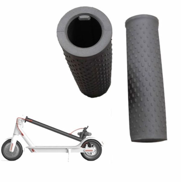 A Pair For Xiaomi Electric Scooter Silicone Car Handles Replace Non-slip Car Handles, Size: One Size (Black) - Image 5