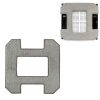 2 PCS Mopping Robot Accessories Mop for Liectroux X6 (Grey)