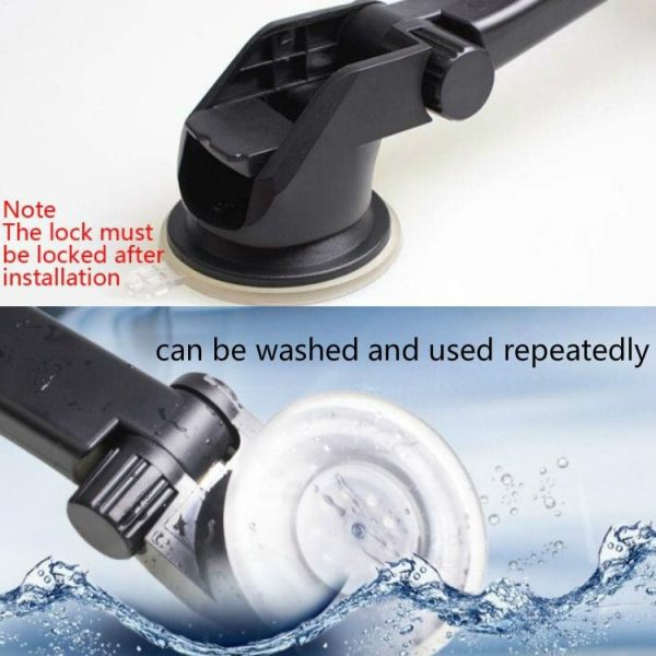 Car Phone Holder Car Air Outlet Mobile Phone Holder Suction Cup Navigation Instrument Panel General, Style: 3 in 1 (Blue) - Image 9