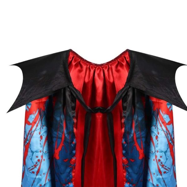 Halloween Dress Up Kids Double-Layer Printed Cloak, Size: Free Size - Image 4