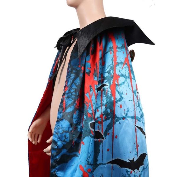 Halloween Dress Up Kids Double-Layer Printed Cloak, Size: Free Size - Image 6