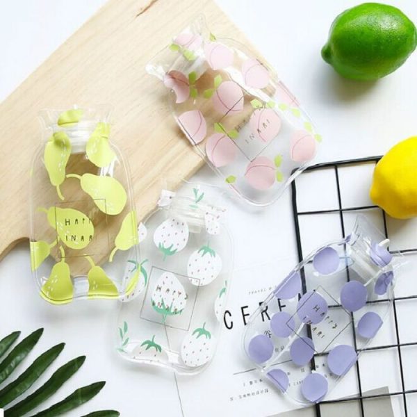 2 PCS Portable Transparent Mini Warm Water Bag (Peach) - Image 4