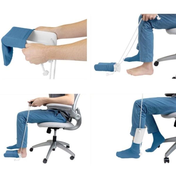 Elderly Pregnant Women Avoid Bending Over & WearSocks Artifact (White) - Image 4