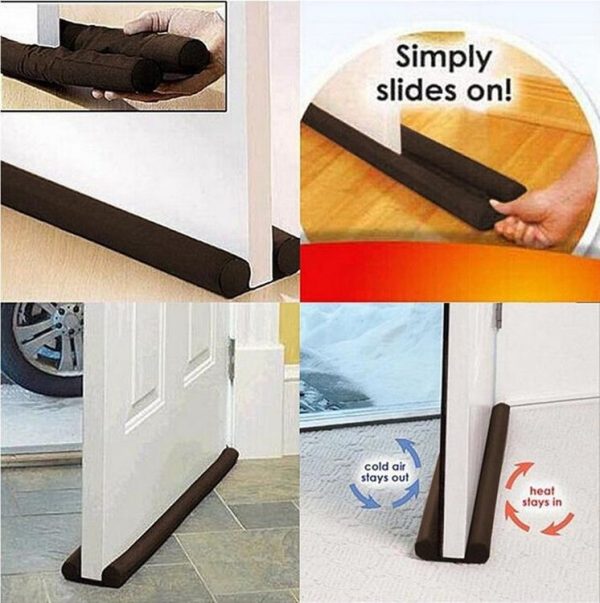 Guard Stopper Twin Door Decor Protector Door-stop and Clearing Strip - Image 2