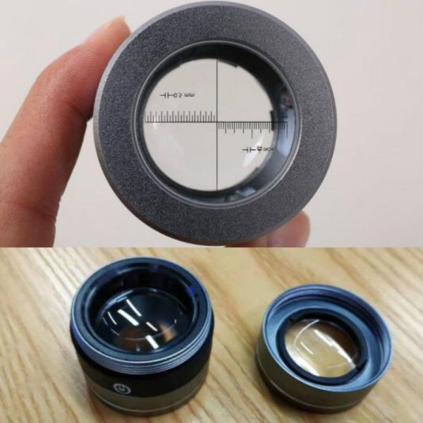 Rechargeable Tube Type With LED White Lamp UV Lamp Scale Measurement And Identification HD Optical Glass 10 Times Magnifying Glass - Image 4