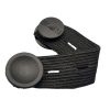 Mask Hook Adjustment Buckle Ear-Wearing Mask Anti-Squeeze Ear Lanyard Extending Ear Rope (Black) - Image 2