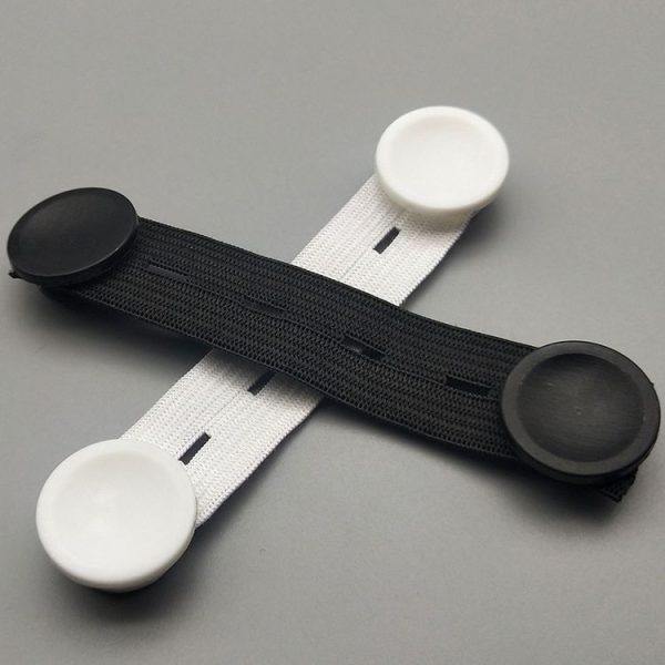 Mask Hook Adjustment Buckle Ear-Wearing Mask Anti-Squeeze Ear Lanyard Extending Ear Rope (Black) - Image 5