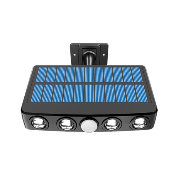 Without Ground Plug Wiring Free Infrared Sensor Waterproof Solar Lighting Wall Light, Color Temperature: RGB - Image 2