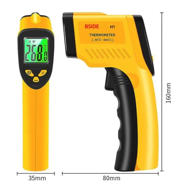 BSIDE H1 550 Degree Celsius Infrared Thermometer Handheld Non-Contact Thermometer - Image 2