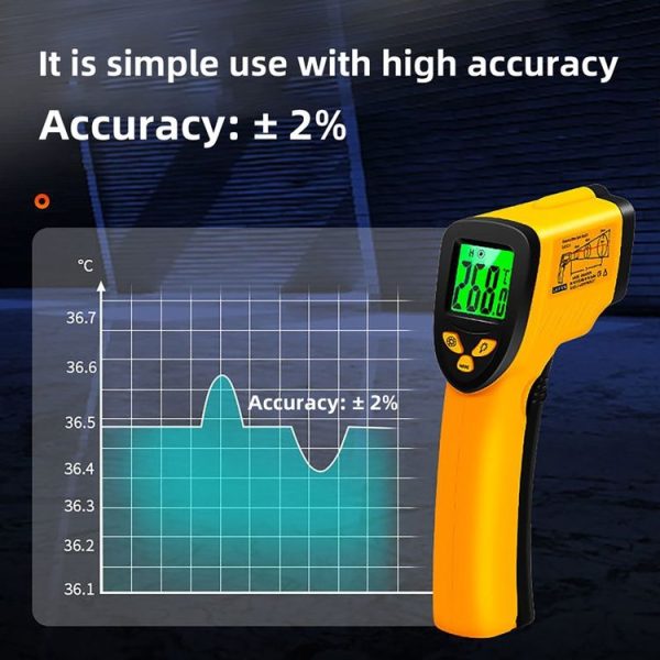 BSIDE H1 550 Degree Celsius Infrared Thermometer Handheld Non-Contact Thermometer - Image 9
