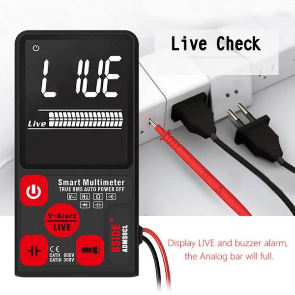 BSIDE ADMS9CL Large-Screen Display Intelligent Automatic No Gear Shifting Ultra-Thin Digital Multimeter - Image 11