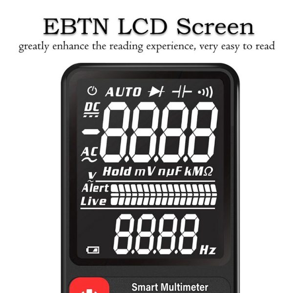 BSIDE ADMS9CL Large-Screen Display Intelligent Automatic No Gear Shifting Ultra-Thin Digital Multimeter - Image 5