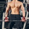 8-shaped Sports Booster Belt Grip Belt Fitness Pull-up Assist Belt Sports Bracer, Size: L (Red) - Image 6