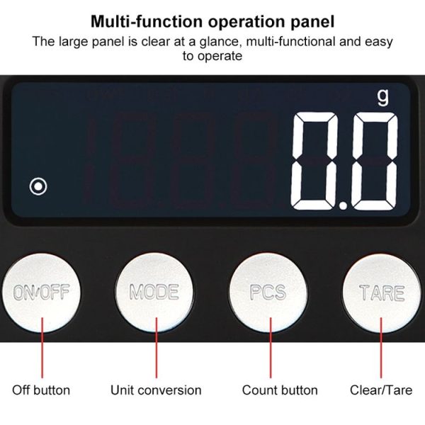High-Precision Electronic Scale Mini Portable Jewellery Medicine Scale, Style: 1000g / 0.1g - Image 10