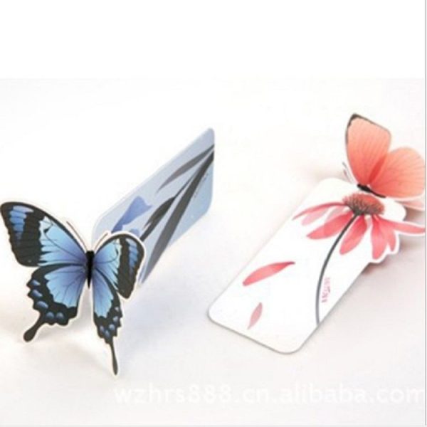 7 PCS Three-dimensional Butterfly Paper Bookmarks Beautiful Stationery Small Gifts, Color Random Delivery - Image 6