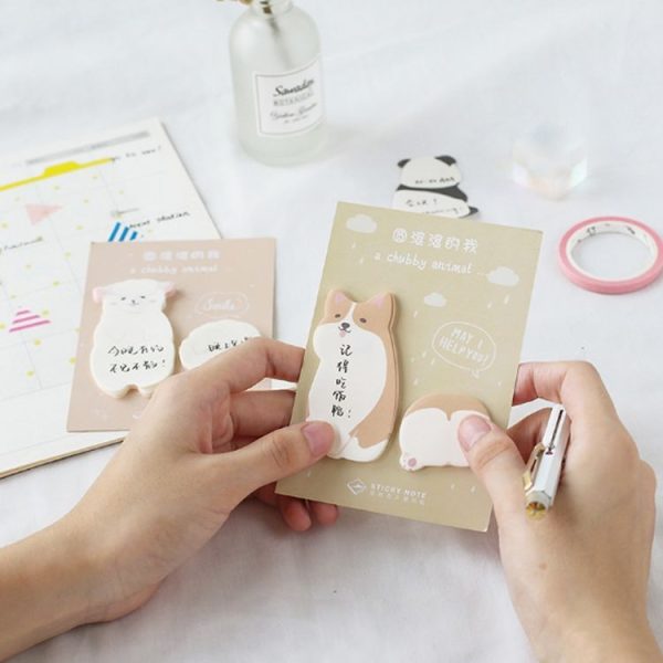 Cute Fat Little Animal Weekly Plan Sticky Notes Post Memo Pad (Panda) - Image 5