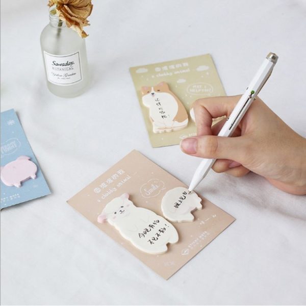 Cute Fat Little Animal Weekly Plan Sticky Notes Post Memo Pad (Panda) - Image 6