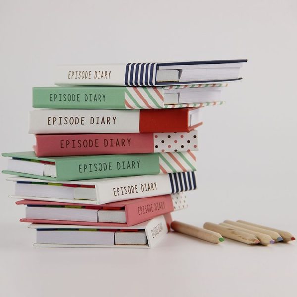 2 PCS Creative Hardcover Combination Notepad Sticky Notes Stationery Office School Supplies with Pen, Random Color Delivery - Image 4
