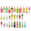 2 Boxes Cartoon Pattern Bookmark Message Card Stationery Gifts, Pattern: Eating Sugar - Image 5