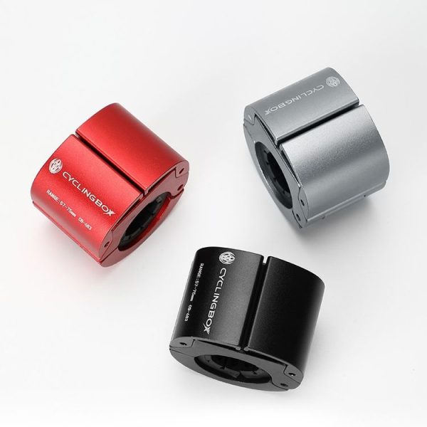 CYCLINGBOX Electric Bicycle Mobile Phone Holder Bicycle Ring Aluminum Alloy Mobile Phone Holder Navigation Bracket (Titanium) - Image 9