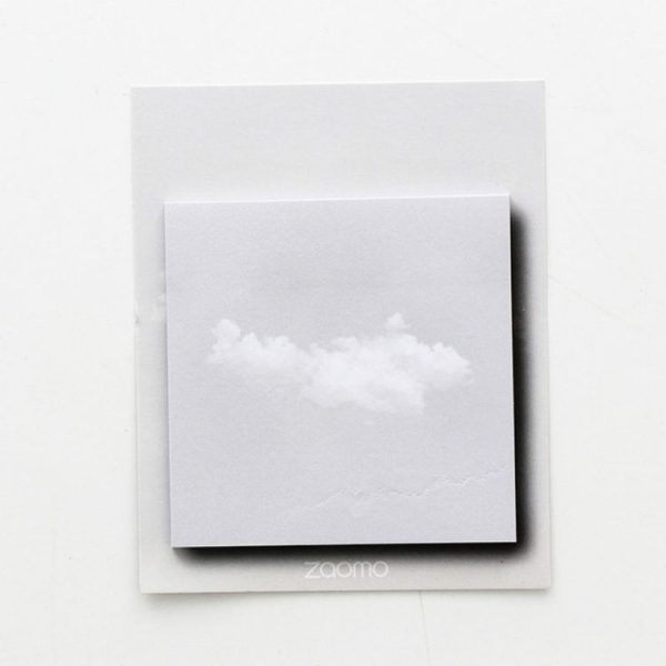 5 PCS Weather Series Cute Memo Pad Sticky Notes Bookmark (Gray bottom) - Image 2
