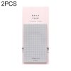 2 PCS Simple and Small Fresh List Learning Office Schedule Plan Notes N Times Posted (Gray Square)
