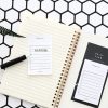 2 PCS Simple and Small Fresh List Learning Office Schedule Plan Notes N Times Posted (Gray Square) - Image 4