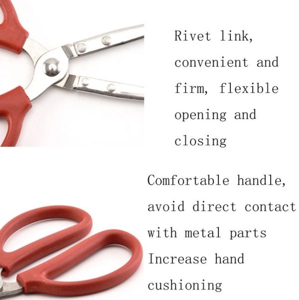 Crab Tongs Loach Tongs Sea Tool, Model: 53cm Curved Clip - Image 6