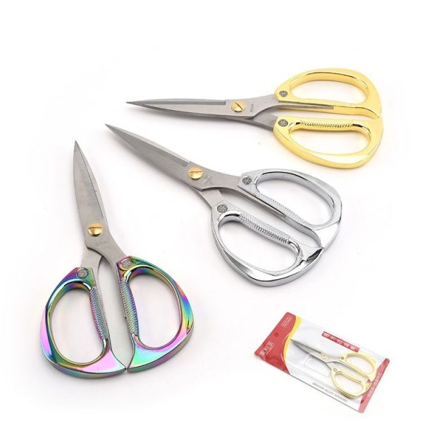 K82 Stainless Steel Alloy Scissors Multifunctional Household Powerful Diamond Scissors (Color Titanium) - Image 7