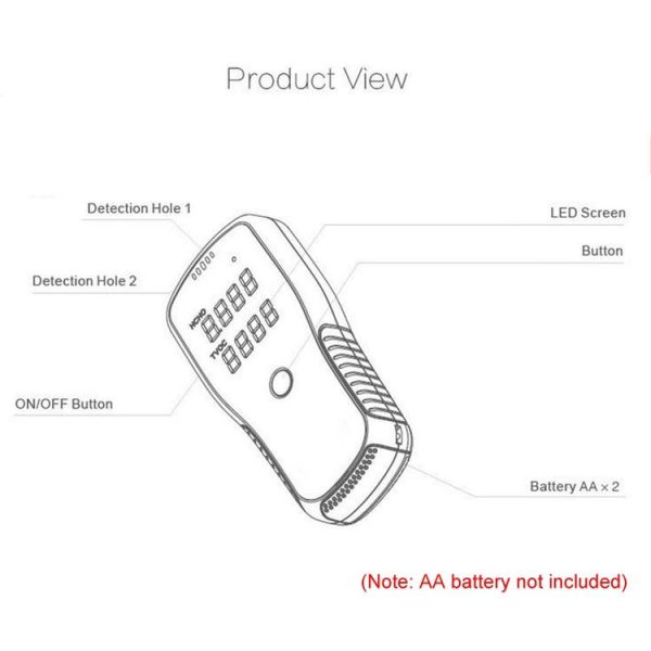 WP6900 Formaldehyde Detector Indoor And Outdoor Portable Air Detector - Image 5