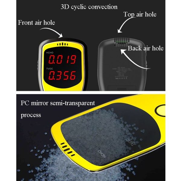 WP6900 Formaldehyde Detector Indoor And Outdoor Portable Air Detector - Image 6
